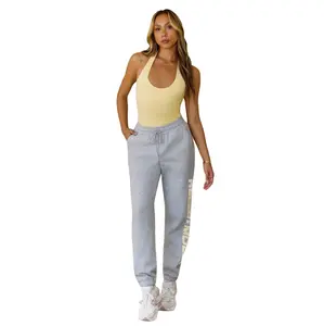 BASE Fleece Cuffed Sweatpants Grey Marle Womenswear