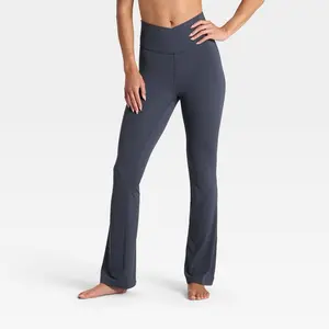Women's Everyday Soft Crossover Flare Leggings - All In Motion Navy Blue XXL