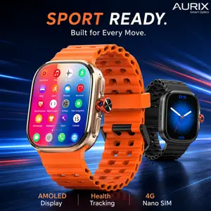 4G Smartwatch with 2.13 Inch AMOLED Display Bluetooth Calling GPS Navigation Heart Rate Blood Oxygen Sleep Tracking Fitness Tracker for Men and Women Compatible with Android and iOS