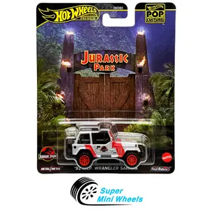 Hot Wheels Pop Culture ‘92 Jeep Wrangler Sahara - Jurassic Park