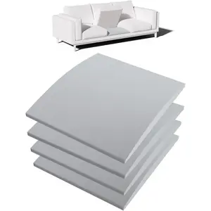 Couch Cushion for Sagging Seat – 4 Pack 20x20x2 Inch Sofa Cushion Board Saver & Insert for Saggy Couch or Chair, Quick No-Tool Install with 40D High Density Foam