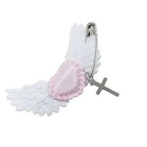 Fashionable Bowknot Angel Wing Barrettes Lightweight Hair Ornaments for Women