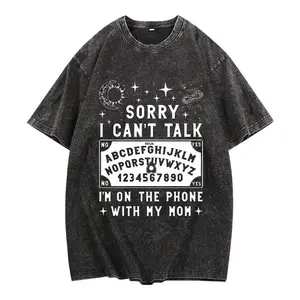 Sorry I Can't Talk I'm On The Phone With My Mom Ouija Board T-Shirt women's shirts,Hoodie,Sweatshirt,Washed Cotton T-shirt
