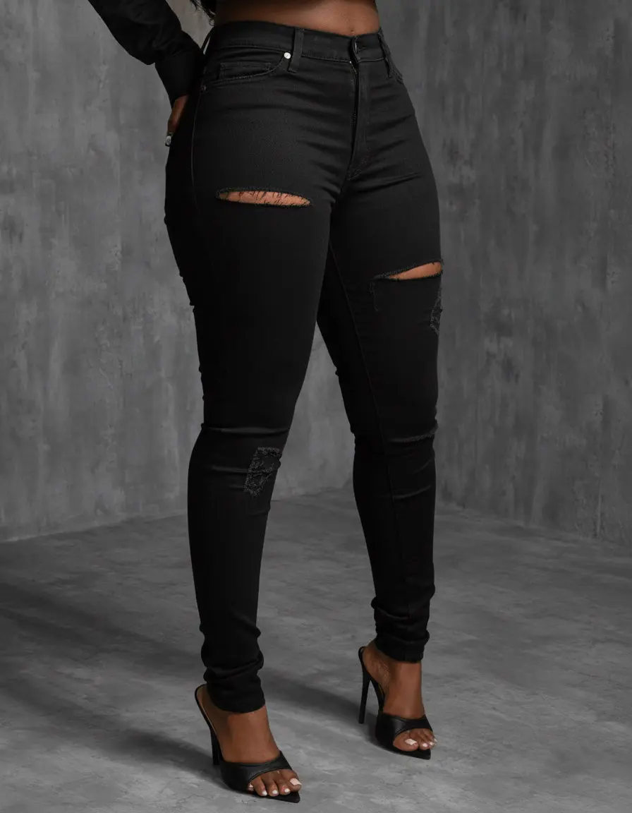 Heather Denim Jeans