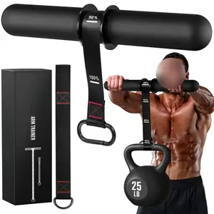 Forearm Strengthener & Wrist Roller with Thickened Handle, Forearm Exerciser with Adjustable Nylon Strap, 220lbs Capacity - Ideal for Wrist, Forearm, Grip, and Arm Workouts, Grip Strength Trainer