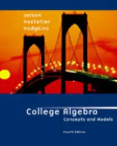 USED-College Algebra: Concepts and Models by Ron Larson (Hardcover)