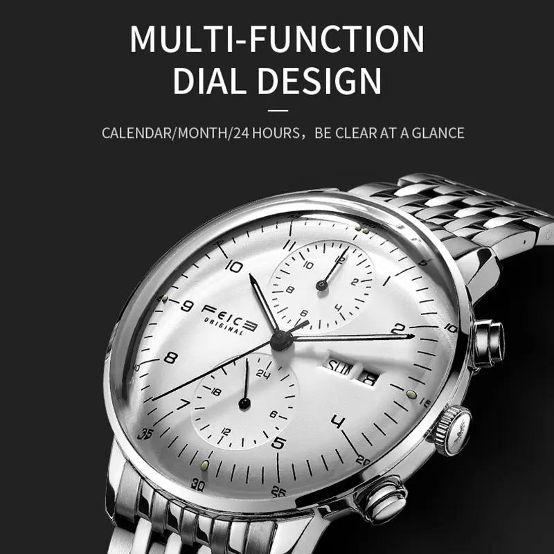 Men’s Mechanical Wrist Watch, Classic Automatic Movement Wristwatch,sohochic