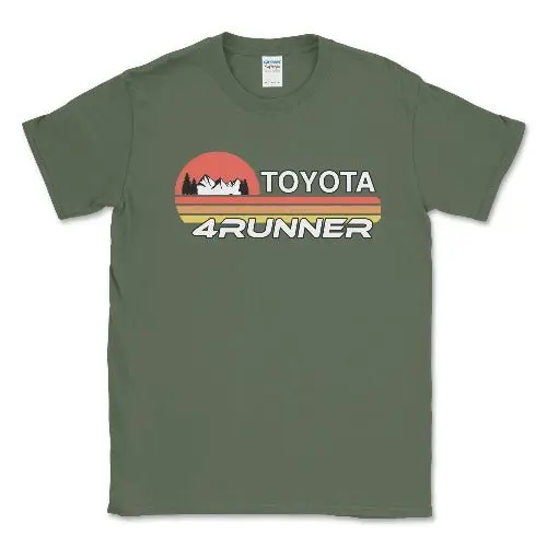 Toyota 4Runner T-shirt-Toyota Off Road Lifestyle Apparel Casual Cotton Polyester Graphic Top