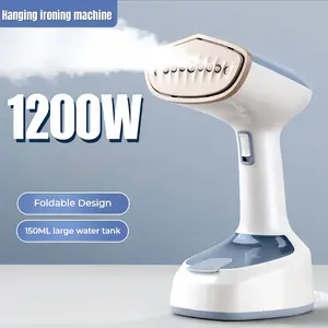 Foldable Handheld Clothes Steamer, 1200W Fast Heat-Up 25s, 20g/min Powerful Steam, No-Leak Garment Wrinkle Remover for Home, Office & Travel
