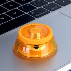 Pulsating Fidget Toy - Magnetic Pushcard for ADHD, Sliding Buckyball, Desktop Aromatherapy Gyro & Gift for Adults