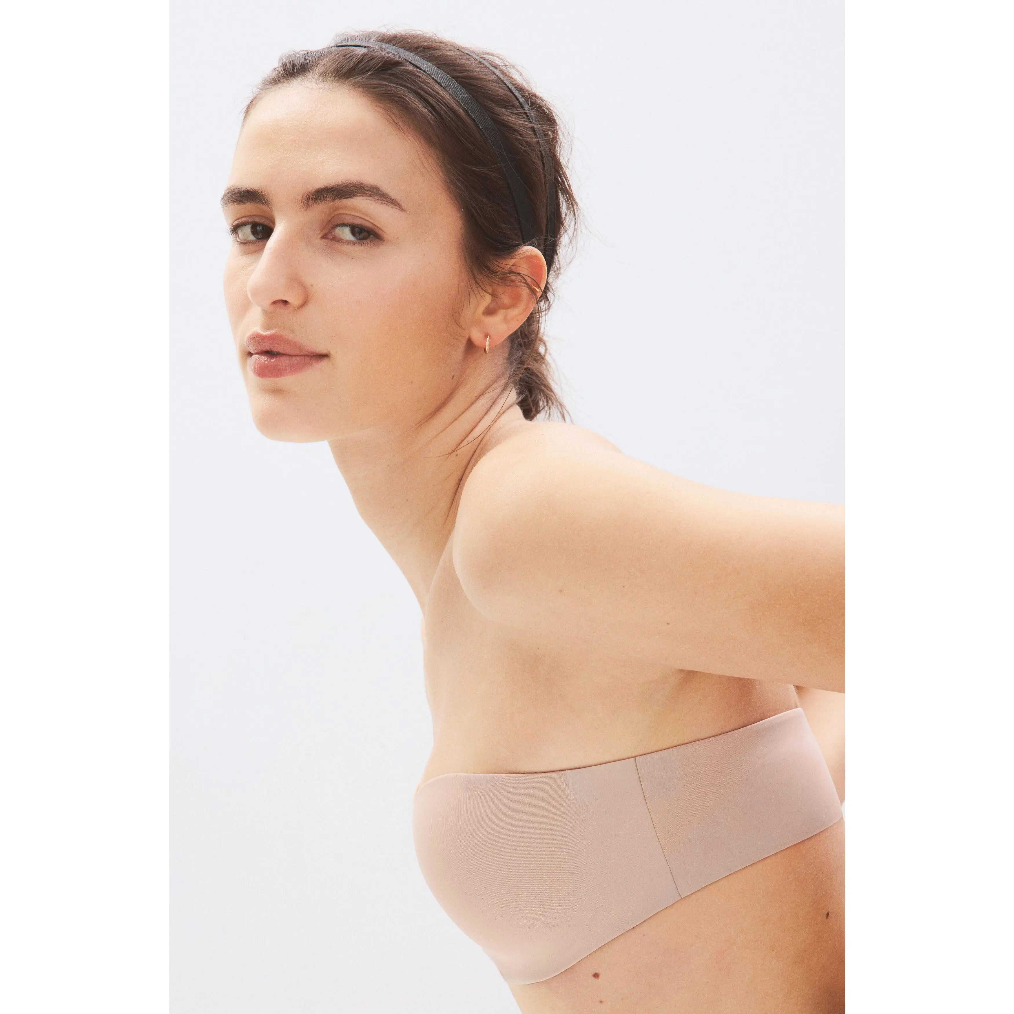 H&M Padded microfibre balconette bra