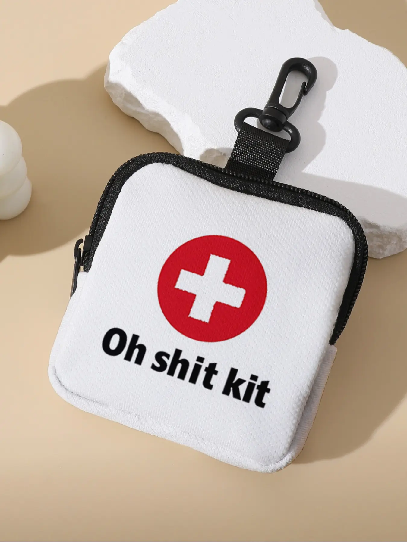 Medical Rescue Pattern Coin Purse, Card Coin Pouch, Multi-Purpose Storage Bag, Durable Polyester Digital Print, Ideal Gift for All Seasons, Zipper Wallet, Wallet Cards
