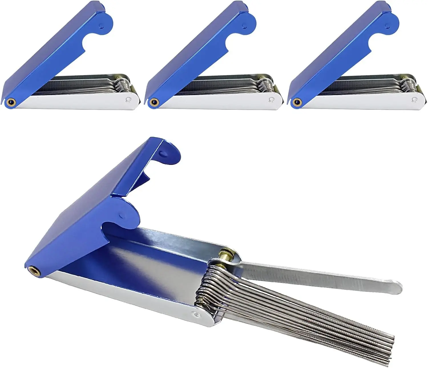 4 Pieces 13 Wire Set Welding Tip Cleaners | Cutting Torch Tip Cleaner Tool Kit, For Cutting Torches, Nozzles, Tips, For Gas Orifices, For Sprinklers, Shower Heads