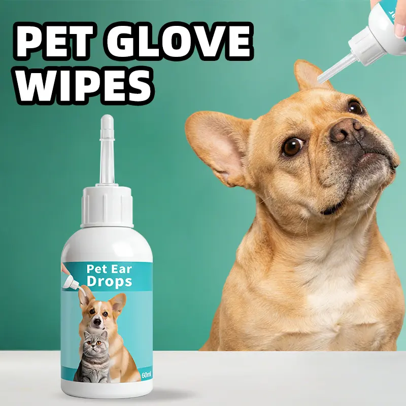 Pet Ear Wash Solution for Cats & Dogs — Ear Cleaning Liquid, Ear Drops, Ear Care