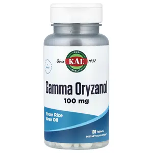 KAL Gamma Oryzanol, 100 mg, 100 Tablets