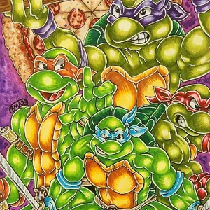 Pizza time  print 11in by 17in