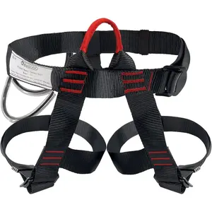 Climbing Harness, Mountaineering Rock Climbing Half Body Harness for Rappelling Fire Rescuing Tree Climbing