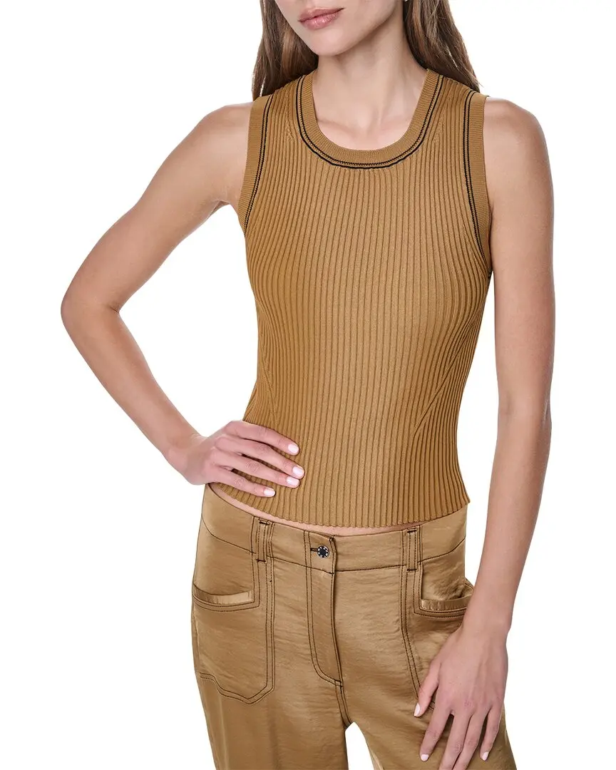 DKNY Contrast Stitch Sweater