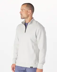 Highland Quarter Zip Light Gray, Small