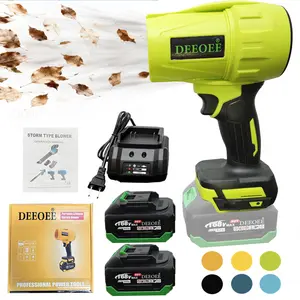 Cordless Leaf Blower Violent TurboFan,Brushless Pure Copper Motor Jet Fan With Battery,Cordless Turbo Super Power Air Duster, Handheld Powerful Dryer for Car Dust Cleaning,Car Drying after Wash, Snow Removal, Outdoors BBQ