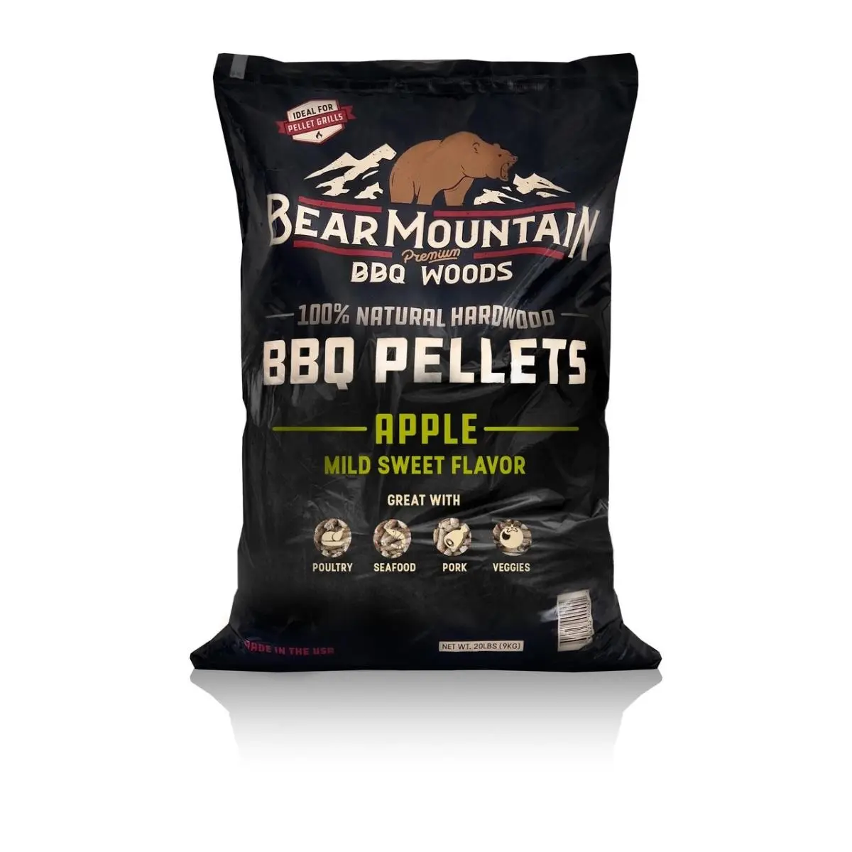 212 MAIN 20 lbs All-Natural Flavored BBQ Hardwood Pellets, Subtle Smoke, Low Moisture