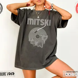Mitski Shirt Stylish Merch Hoodie Sweatshirt Mitski Fan Gift Unique Album Cover Art Tee Perfect for Fans Ideal Mitski Washing Machine Heart 72m4b8urc3rg