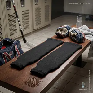 Pro Weight Solid Color Knit Hockey Socks for Youth and Adult - Thick Durable Athletic Socks Perfect for Sports Training, Ice Skating, Running, Gym Workout, Comfortable Breathable Moisture-Wicking Performance Socks for Men and Women