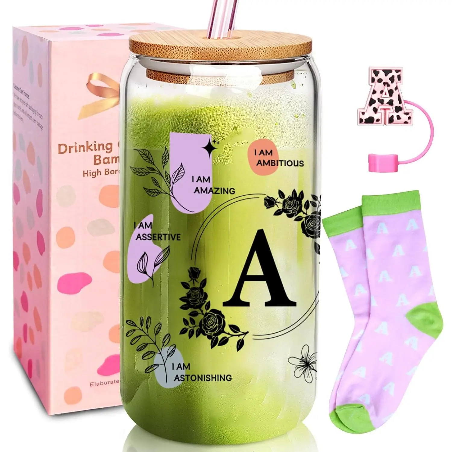 Cute Cups - Personalized Gifts: Ini-Tial Monogrammed Coffee Cups - Gag, White Elephant, Christmas Gifts - Inspirational Designs
