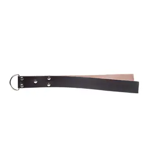 Paddle with Anti-Slip Slapper Beating Belt Thick, Light Weight Hand Made 2 layer Real Cowhide Leather