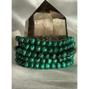 Forrest Green Malachite Crystal Intention Bracelet | intuitive pick