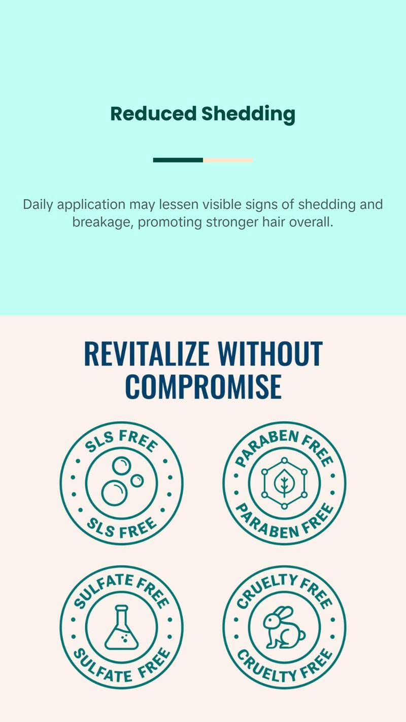 Live Conscious Hair La Vie Renewing Scalp Treatment - Hair Thickening Spray & Scalp Treatment - Lightweight Formula - Add Volume to Hair & Soothe Scalp for Hair Growth