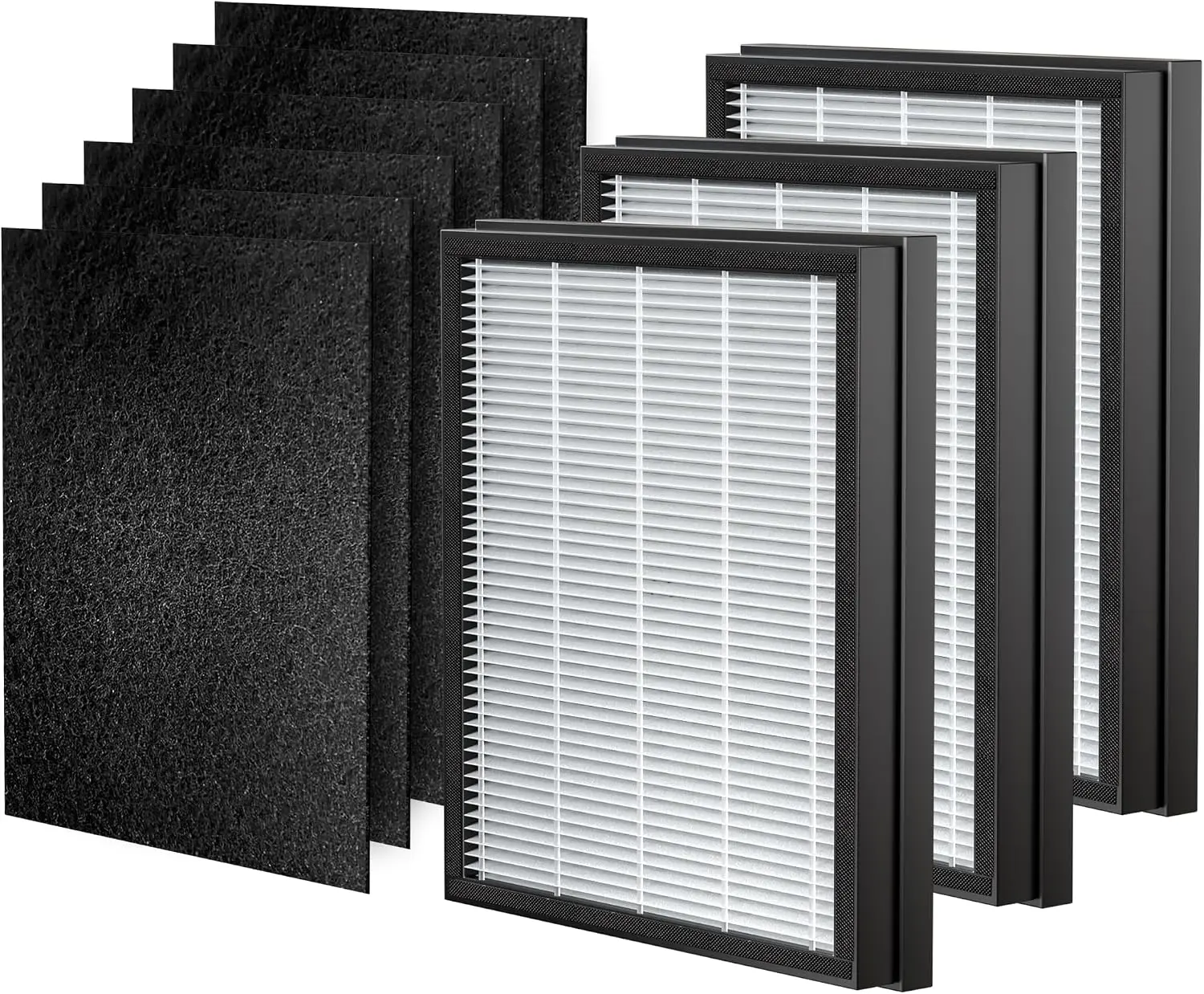 HEAPETS P365 Replacement Filters for P365 Pet Air Purifier, 6 Pre-Filters and 3 HEPA Composite Filters, Genuine Version