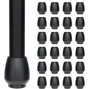 Hardware tools LEIFENY 24PCS Extra Small Rubber Chair Leg Floor Protectors(0.6"-0.7"), Felt Furniture Leg Cap Covers, Protect Floors from Scratches and Reduce Noise