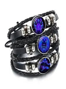Twelve Zodiac Bracelets, Astrology Enthusiast Fashion Accessories, Unique Birthday & Special Occasion Gift Ideas