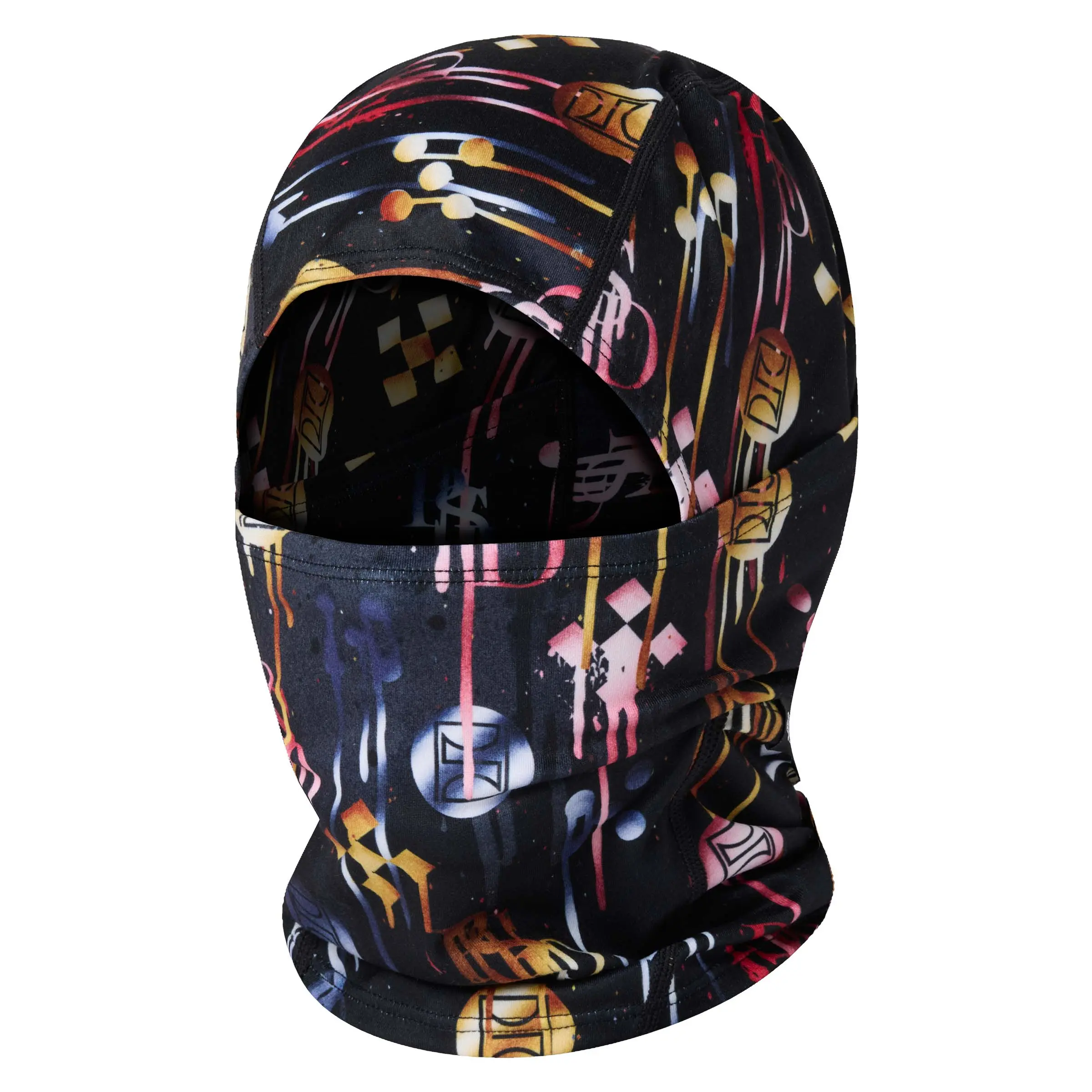 PSD Unisex Dark Metal Lux Hooded Mask, Face-Covering, Balaclava Ski Mask