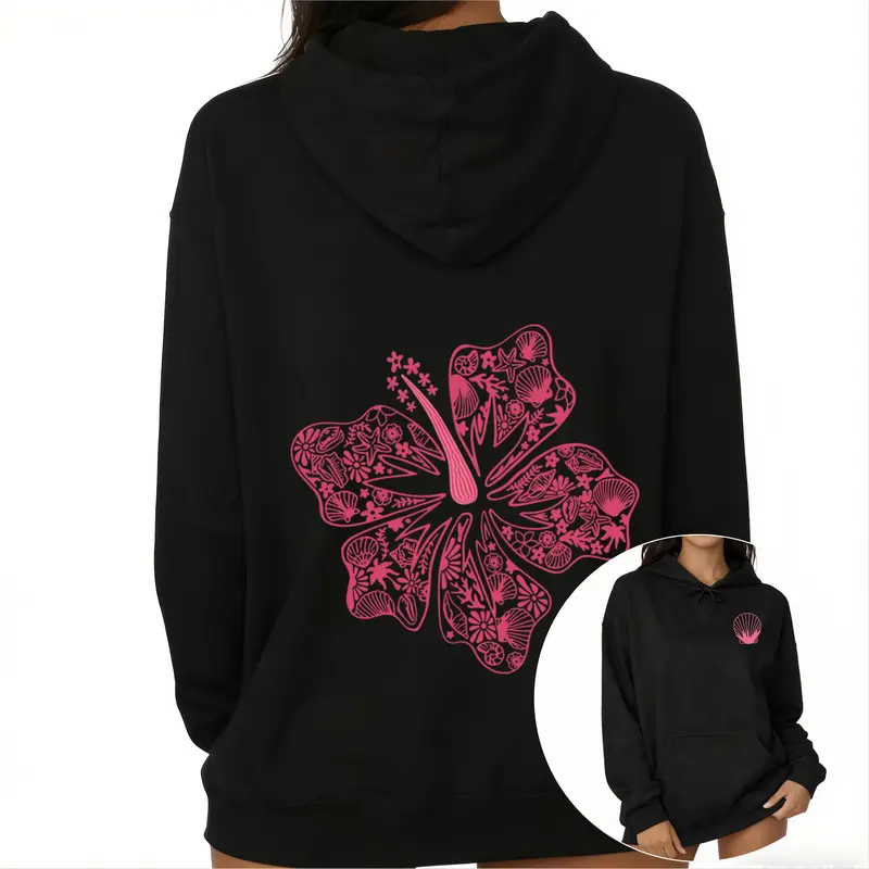 tropical flower sweatshirt - TikTok Shop