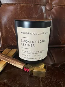 Smoked Cedar + Leather