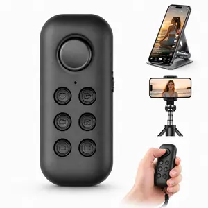 2026 New Bluetooth Remote Control for TikTok & Reels Scrolling, Universal Camera Shutter with Zoom, Wireless Page Turner for eBook & Kindle, Compatible with iPhone Android iPad – Upgraded All-in-One Selfie & Video Controller