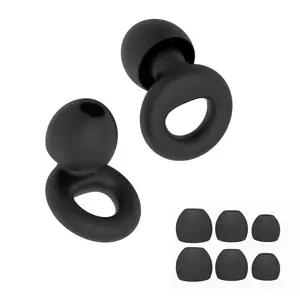 Reusable Silicone Earplugs Set, XS/s/m/l Sizes, Ideal for Swimming, Work, Motorcycle Riding, Sleep, Durable and Comfortable, Swimming Accessories