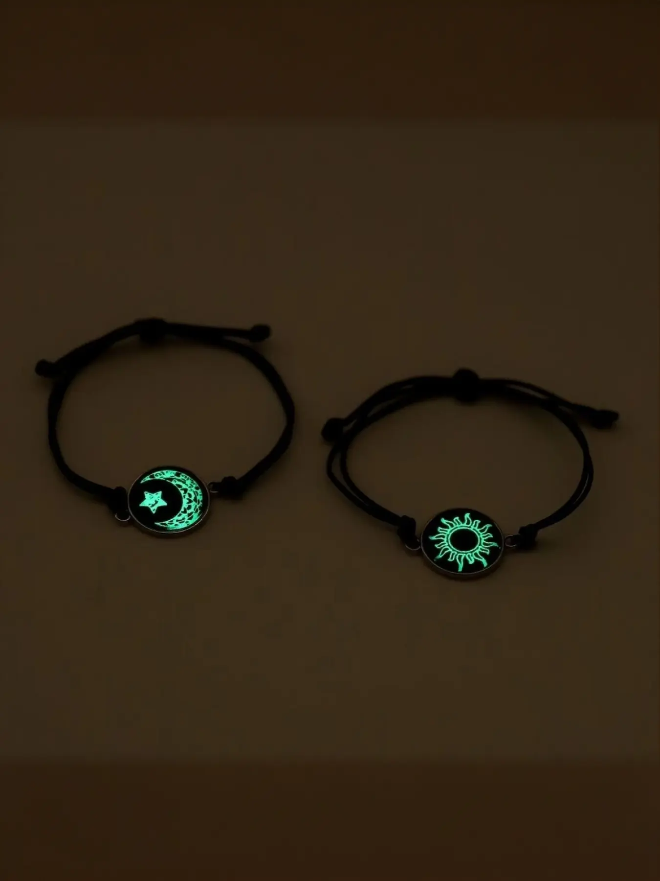 Glowing Star Moon Wristband, Celestial Theme, Exclusive Sweet Token, Couple Night Light Bracelet, Friend Gift, Unique Design Glow Rope