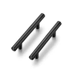 Cabinet Pulls Matte Black Stainless Steel Kitchen Cupboard Handles Cabinet Handles