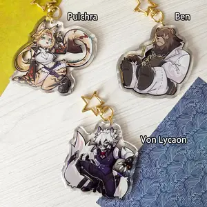 Acrylic Keychains: ZZZ Von Lycaon, Ben, Pulchra, zenless zone zero
