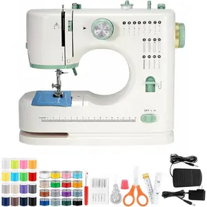 Sewing Machine for Beginners   Sewing Machines 16 Built-in Stitches with Accessory Kit, Compact Travel Design for Clothing Repairs, DIY Crafting with Foot Pedal
