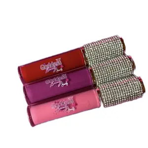 LipStick Collection "Matte" Long-lasting Silky Smooth Color Cosmetic Lipgloss Multicolor Hydrating Moisturizing Glossy Texture for Makeup Red Ruby