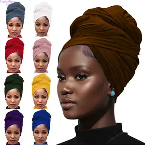 Women's Mercerized Cotton Hooded Headscarf - Female Soft Sweat Cloth Long Pullover, Windproof Sandproof Warm Head Wrap, Versatile Fashion Neck & Head Accessory for Daily Outdoor Wear