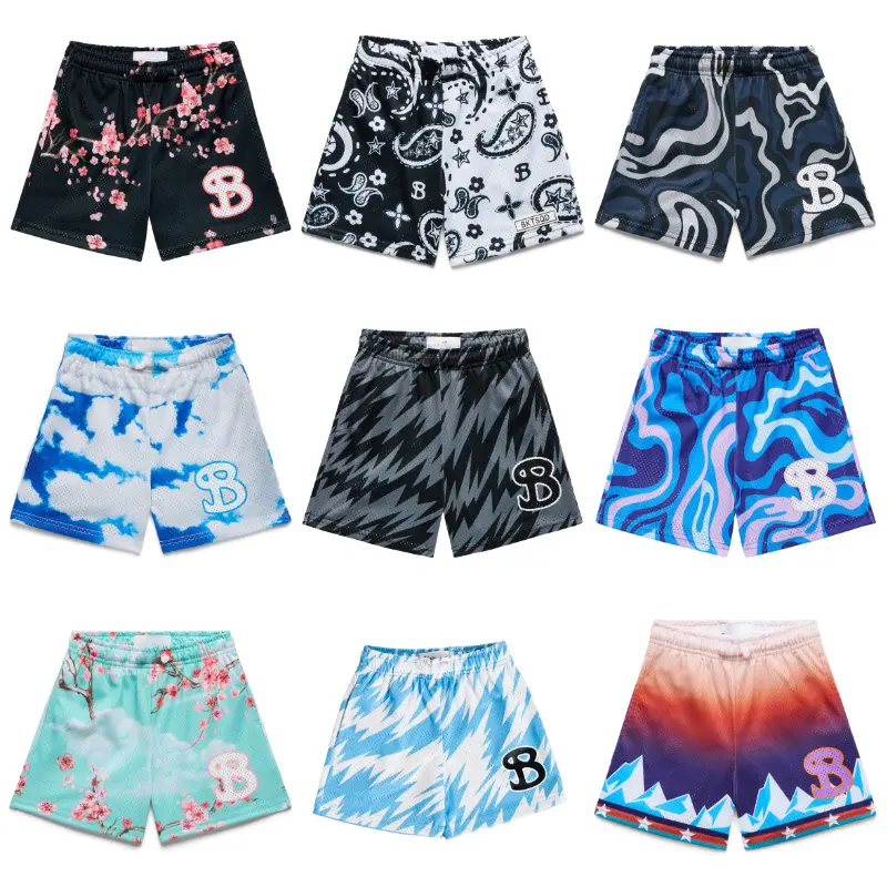 BUCKETSQUAD Shorts – Hardwood Culture Mesh Shorts for Kids, Junior & Adult, Lightweight Basketball Shorts, Breathable Hoop Streetwear, Summer Gift