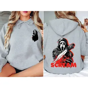 Vintage Scream Ghostface Sweatshirt, Scary Movie Shirt, Horror Movie Shirt, Scream Movie Hoodie, Ghostface Sweatshirt