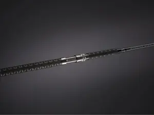 Catch The Fever Striper Stealth 7'6" Casting & Spinning Rod for Striped Bass Salmon & Halibut, Medium to Extra Heavy, S-Glass with advanced grips, 1 year warranty included