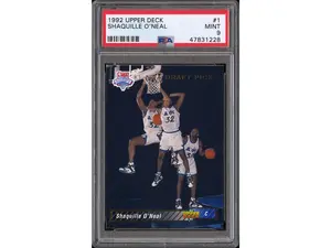 1992 Upper Deck Shaquille O'Neal #1 PSA 9