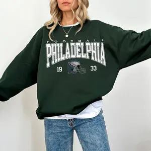 Philadelphia Football Sweatshirt Philly Sweatshirt Bird Gang Football Sun day Game Day Shirt Crewneck